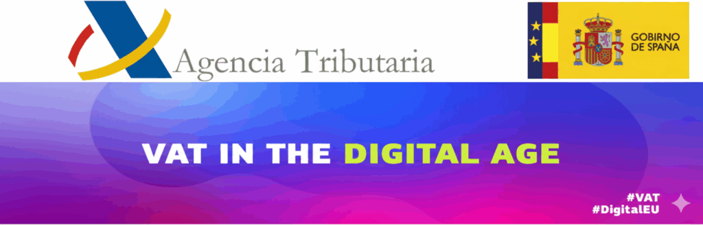 Logotipo de AEAT y Logotipo VIDA (VAT In the Digital Age)